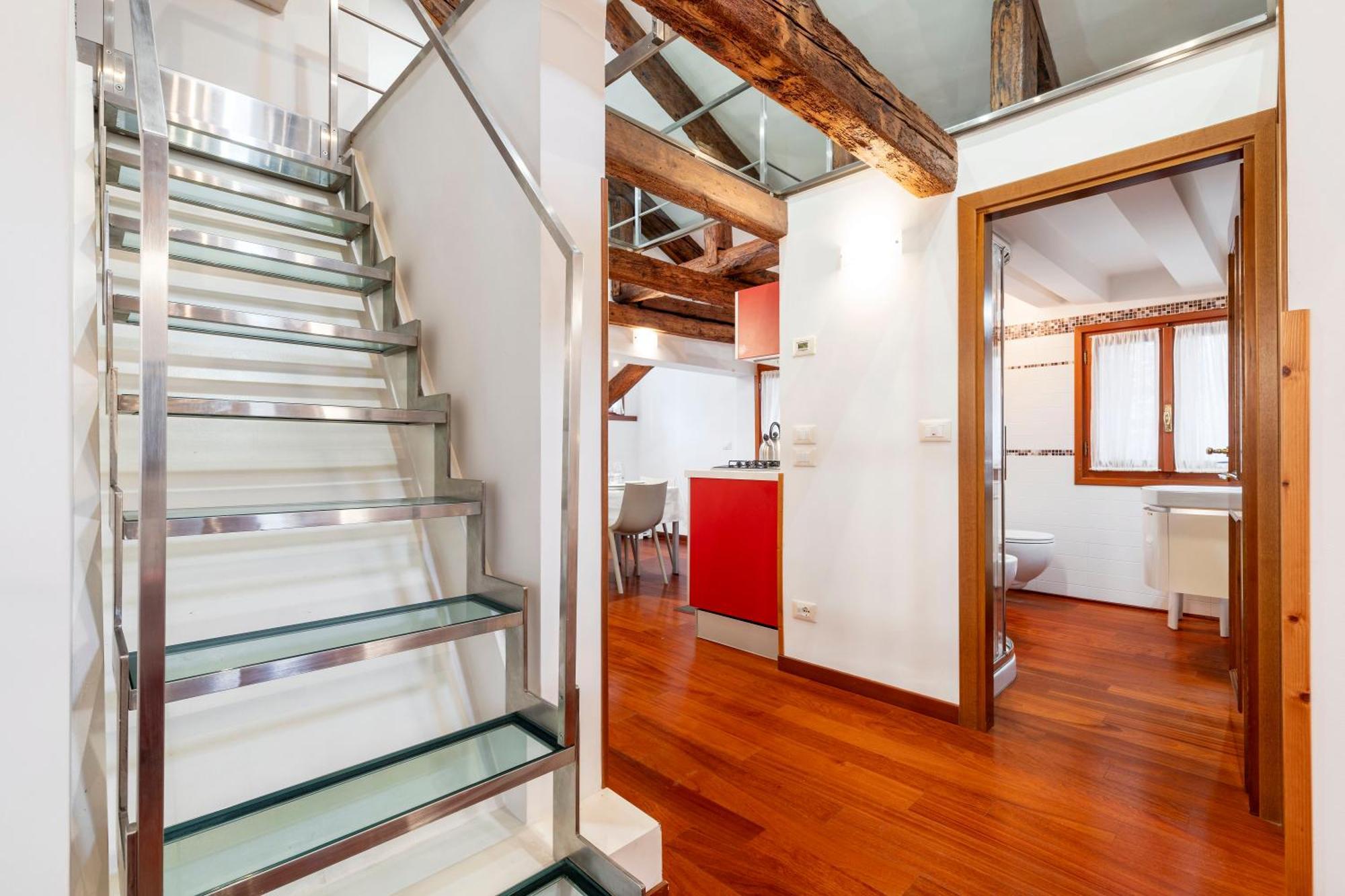ונציה Glass House - Loft 2 Minutes To Rialto Bridge & View מראה חיצוני תמונה